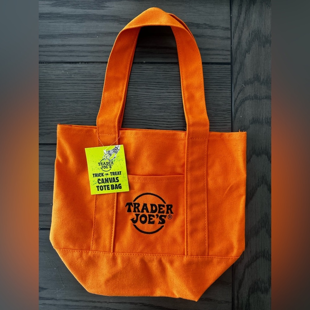 Orange Canvas Tote Bag